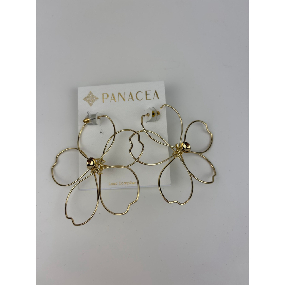 NWT Women's Panacea Earrings, Gold​